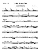 Meu Bandolim (My Mandolin) - lead sheet for mandolin, bandolim or violin