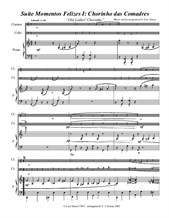 Momentos Felizes Suite Part I - Chorinho das Comadres - full score for piano, cello, clarinet