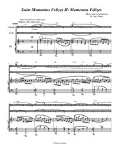 Momentos Felizes Suite Part II - Momentos Felizes - full score for piano, cello, clarinet